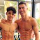 El hijo de Cristiano Ronaldo exhibe un físico similar al de su padre: una foto juntos en el gimnasio sorprende a todos